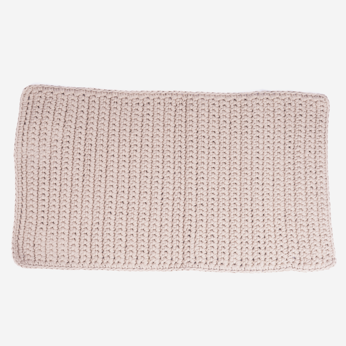 Cotton Crochet Bathmat - Beige