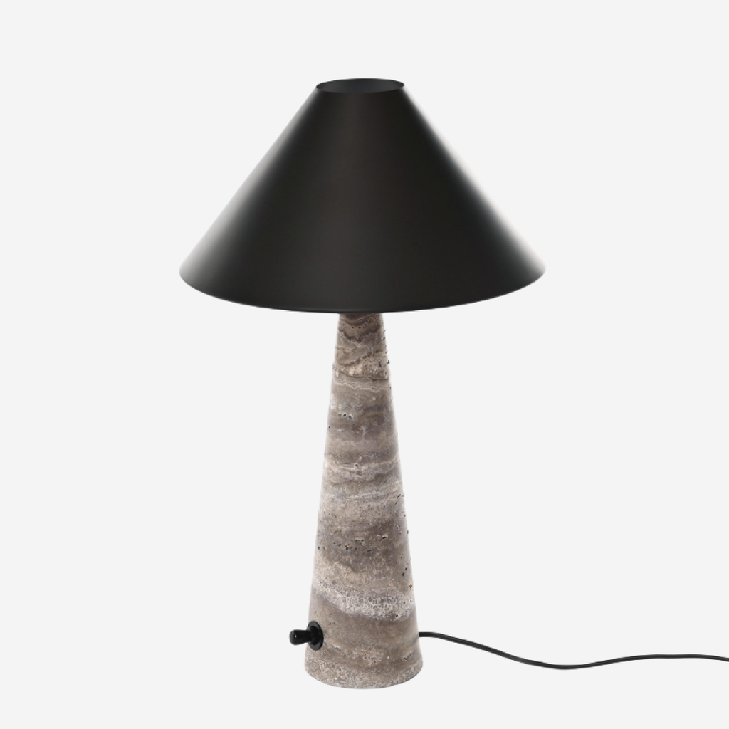 Travertine Table Lamp