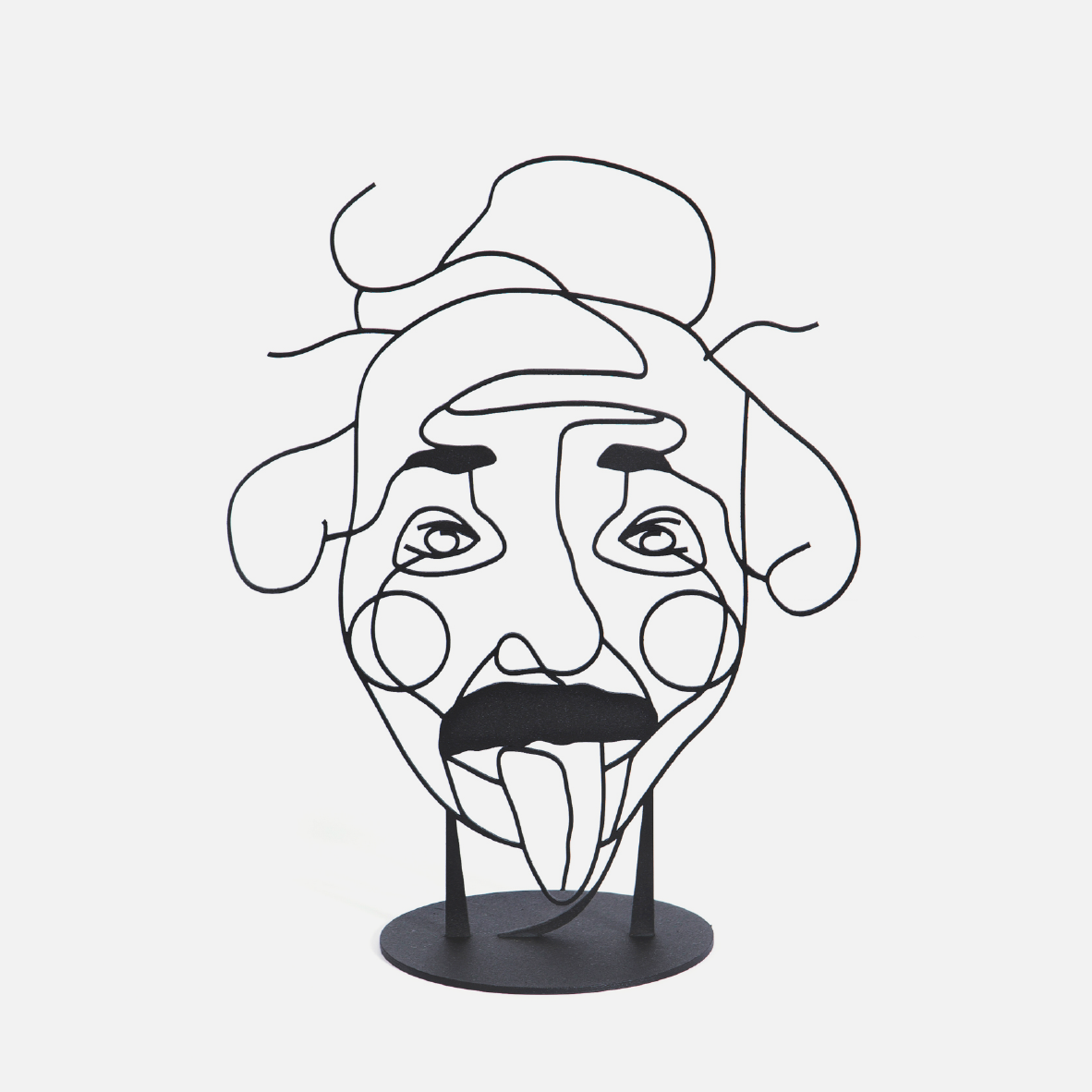Steel Sculpture - Einstein
