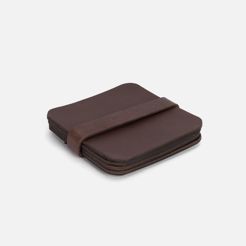 Square Coasters Set Of 4 - Chocolate