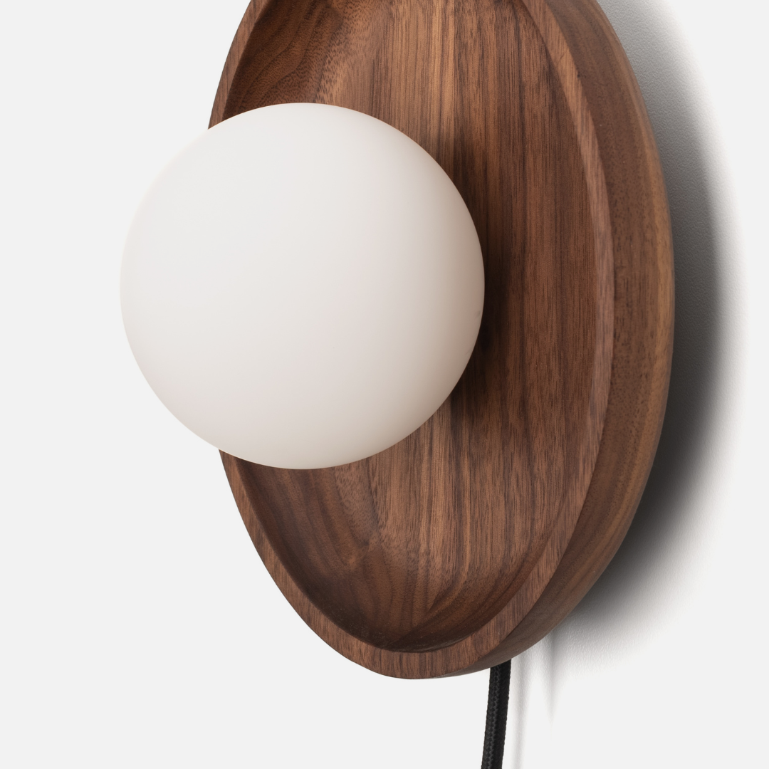 Circa Wall Sconce - Walnut
