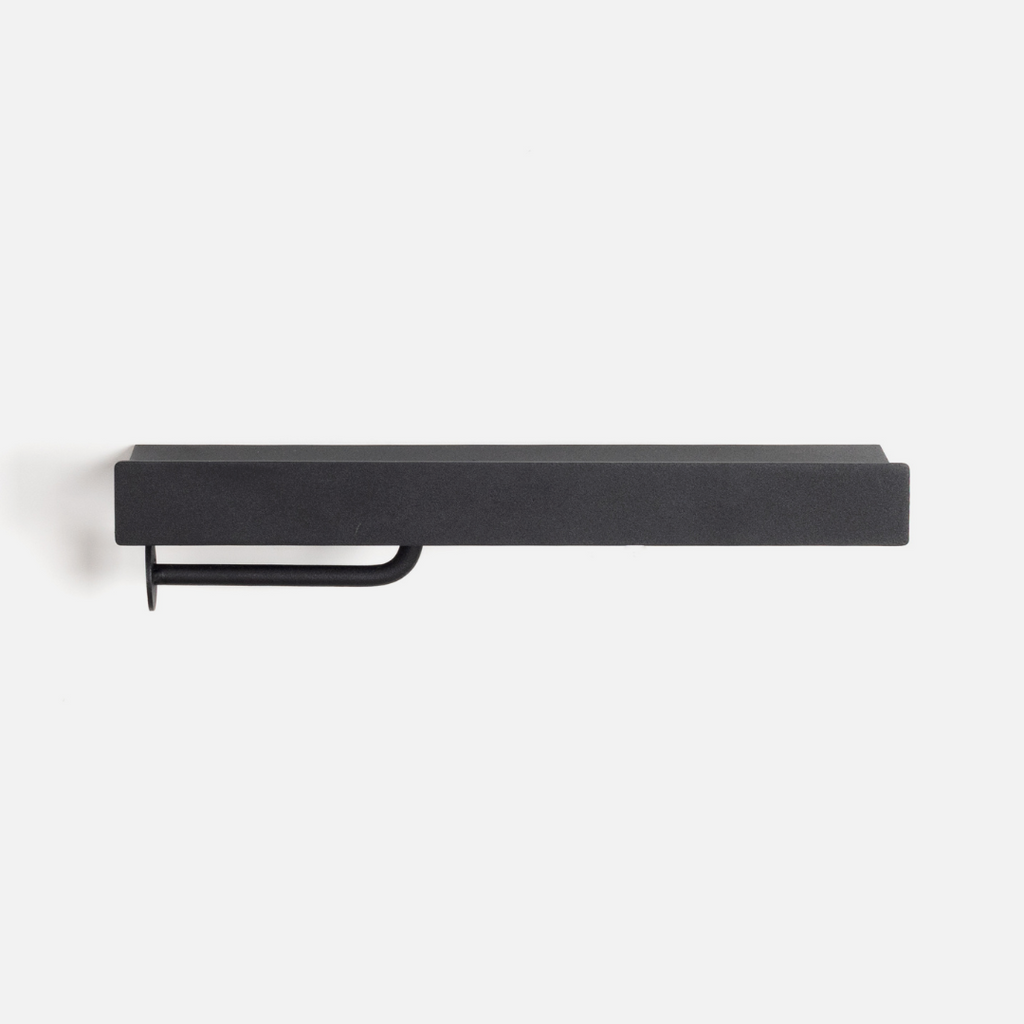 I-Beam Bathroom Shelf + Holder