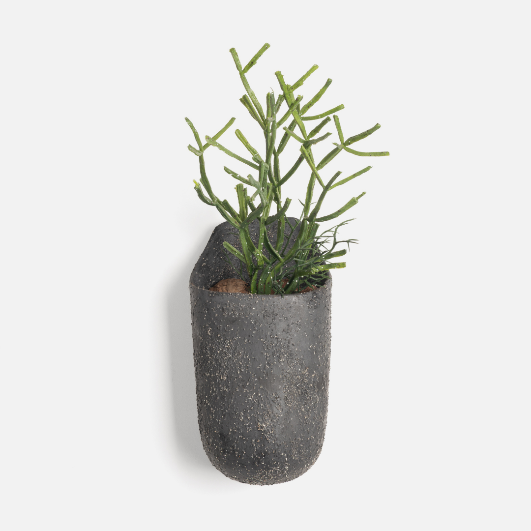 Tube Wall Planter - Aged Pepper