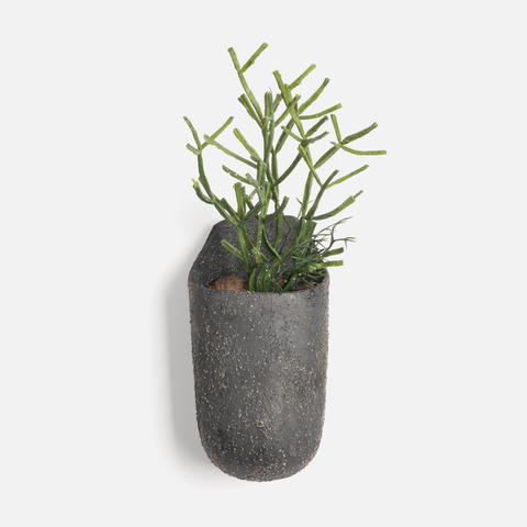 Tube Wall Planter - Aged Pepper