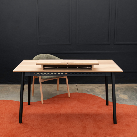 DOT Monitor Stand - Dark Oak