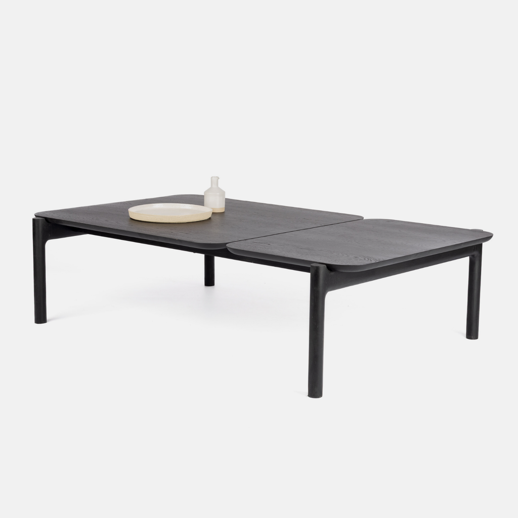 Akari Oversize Coffee Table - Ebony Oak