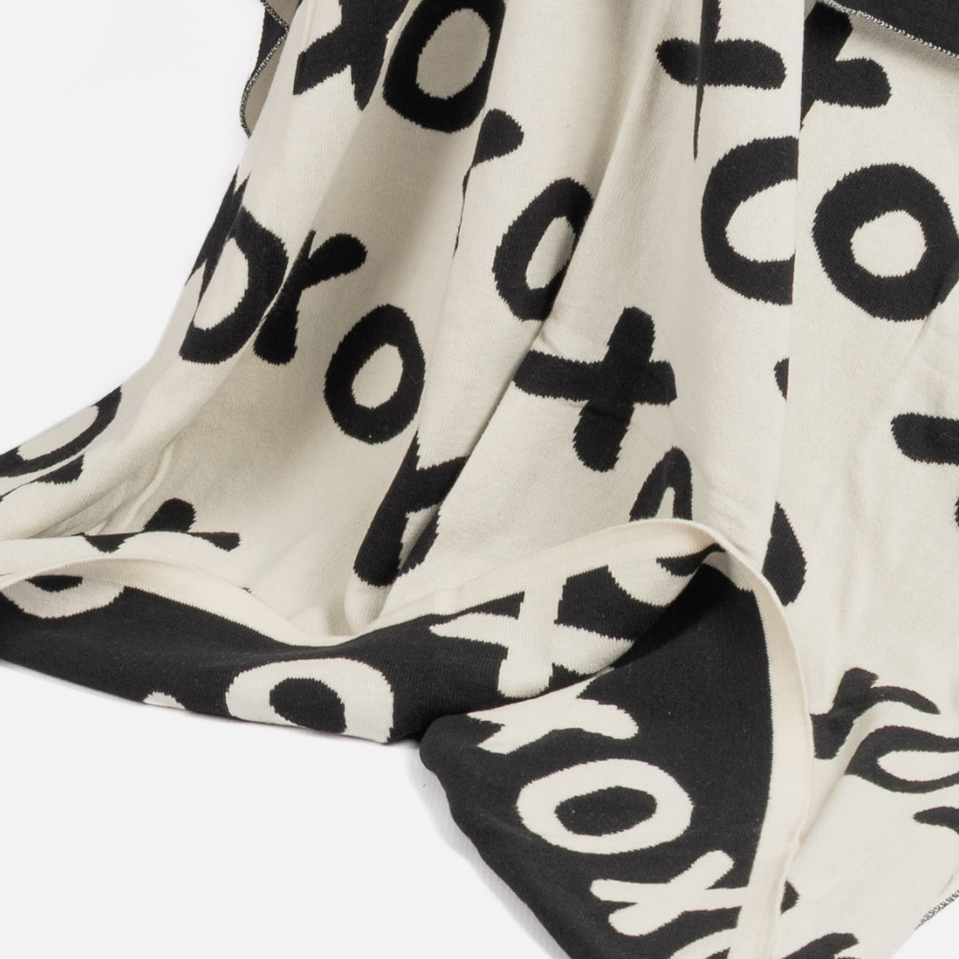 Cotton Throw - Nougat's and Crosses