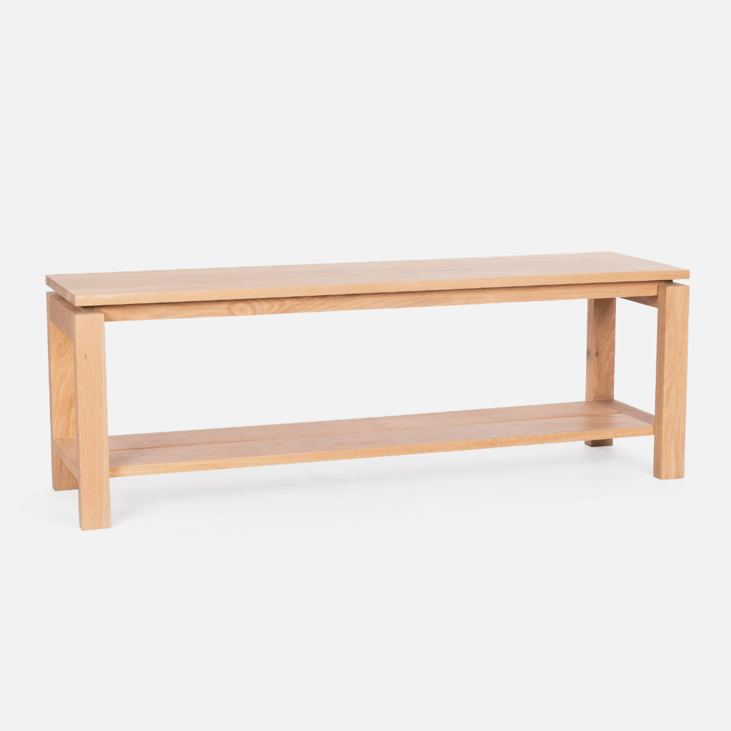 Harlow Solid Oak Bench / Coffee Table