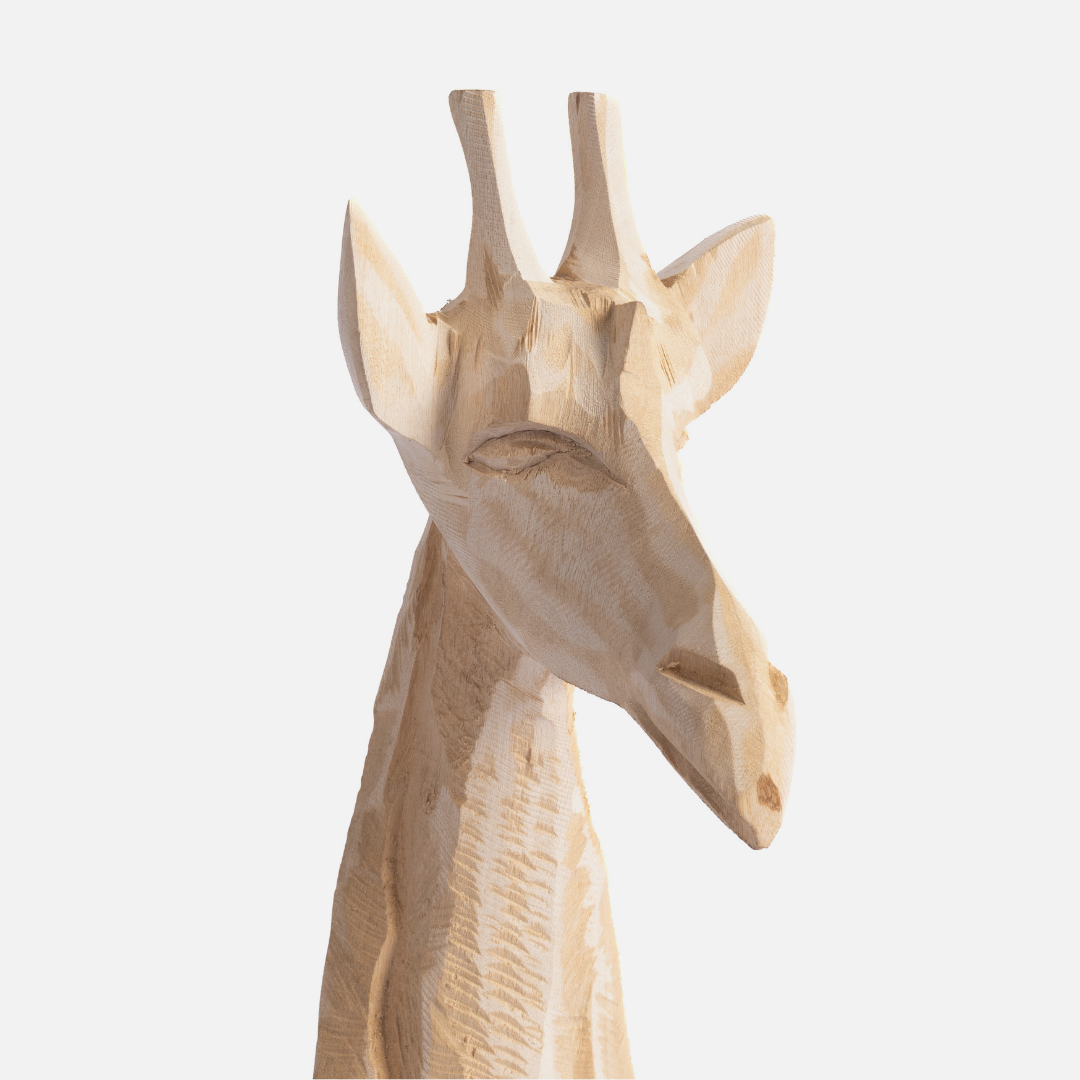 Giraffe Head - Natural