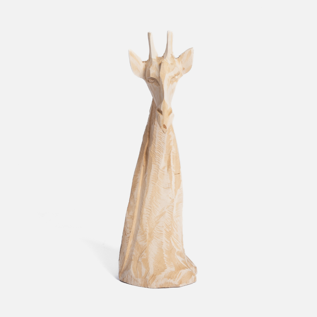 Giraffe Head - Natural