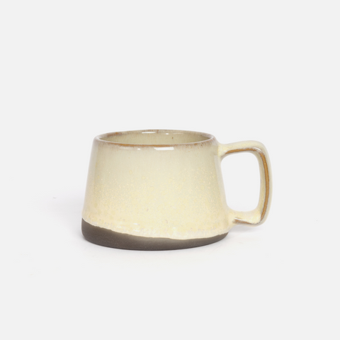 Away Cup - Black & Ivory / Oatmeal Glaze