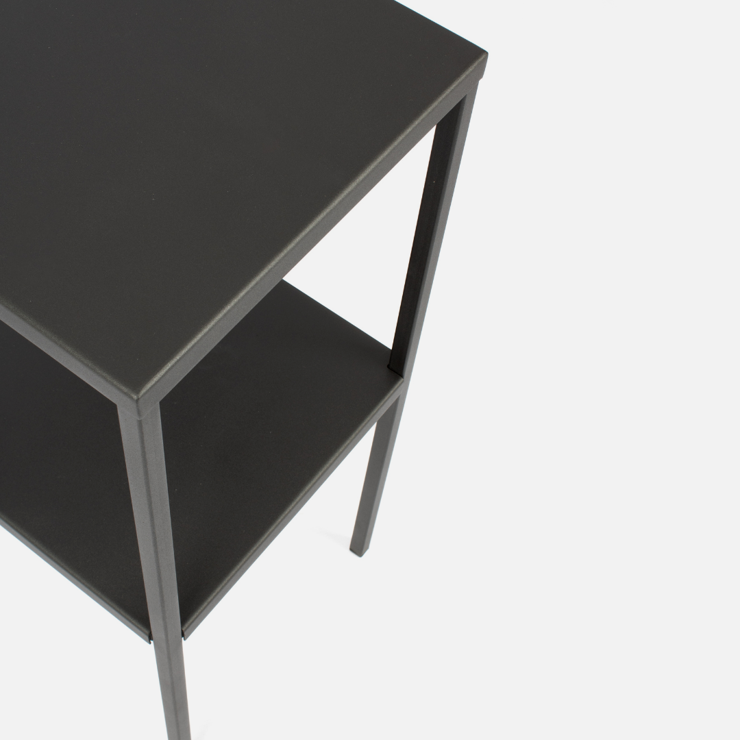 Simple Tall Geo Table Combo - Black