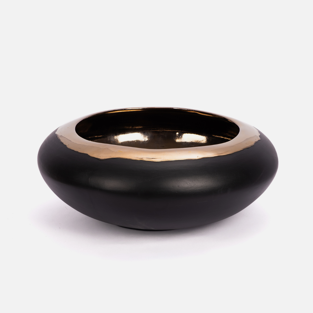 Eclipse Bowl - Black & Gold