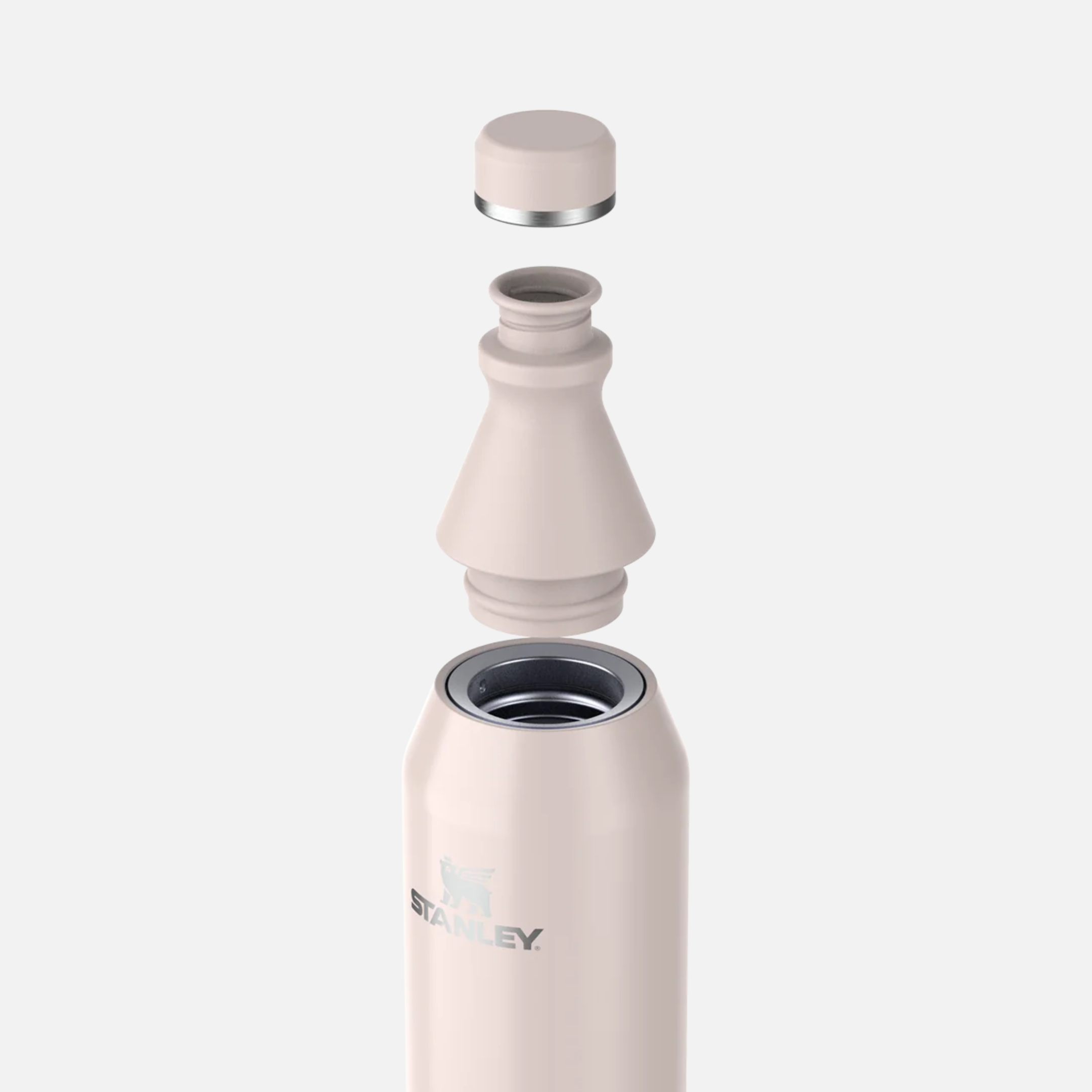 The All Day Slim Bottle 600ml - Rose Quartz Gloss