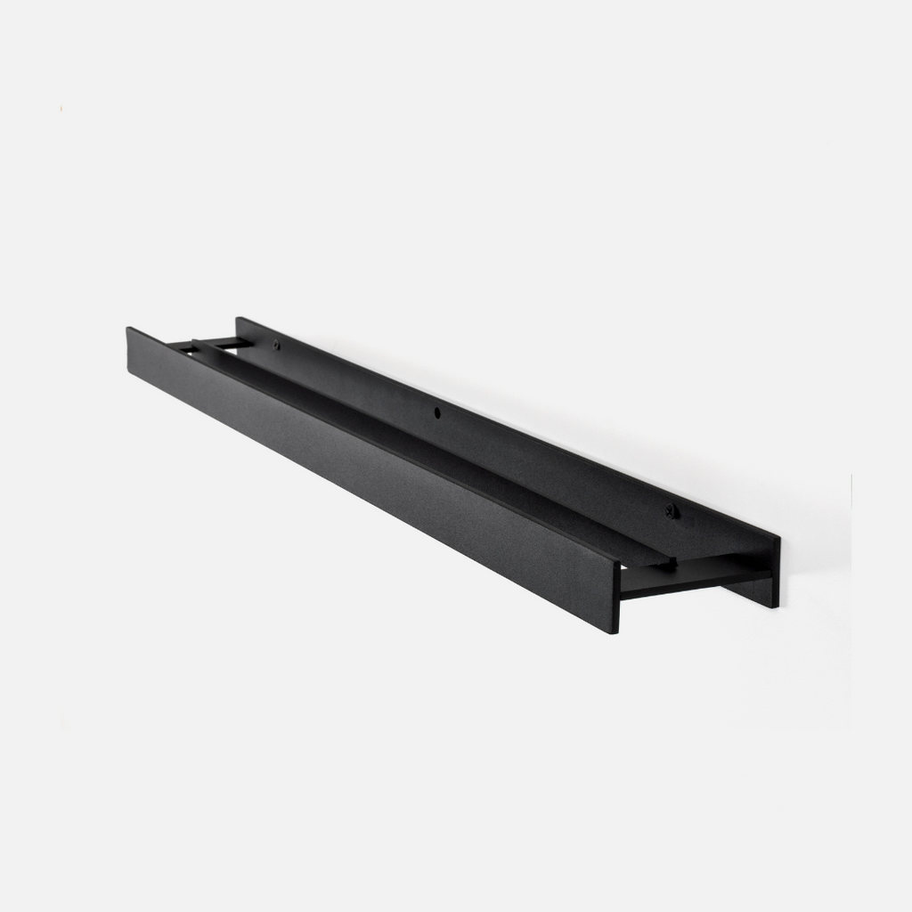 I-Beam Twin Towel Rail - Black