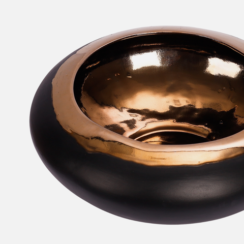 Eclipse Bowl - Black & Gold