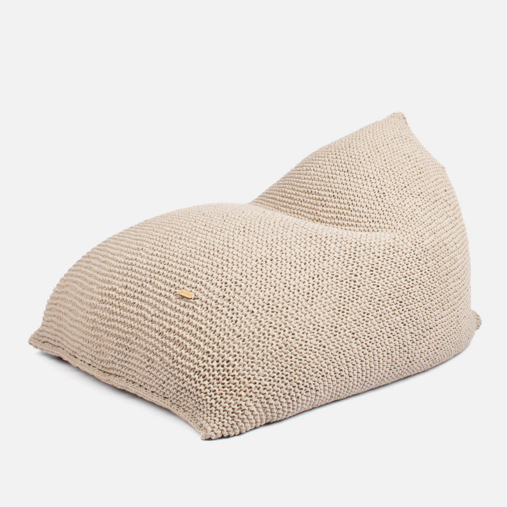 Zimbo Knitted Beanbag - Natural