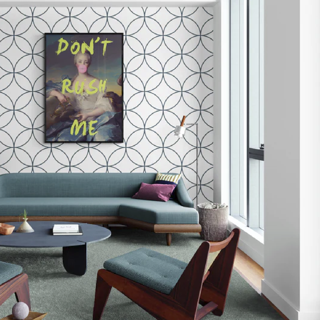 Art Poster A3 - Don't Rush Me In Yellow
