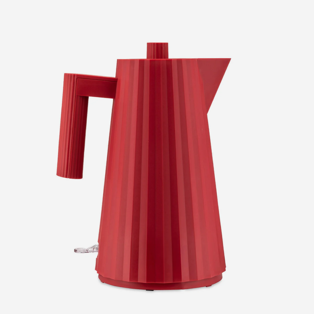 Alessi Plisse Electric Kettle 1.7L - Red