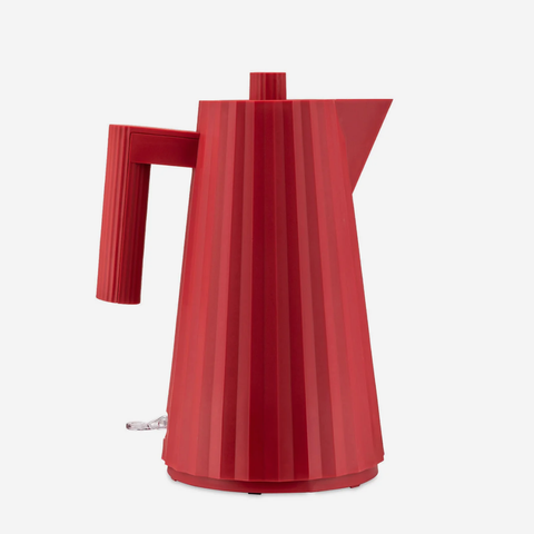 Alessi Plisse Electric Kettle 1.7L - Red