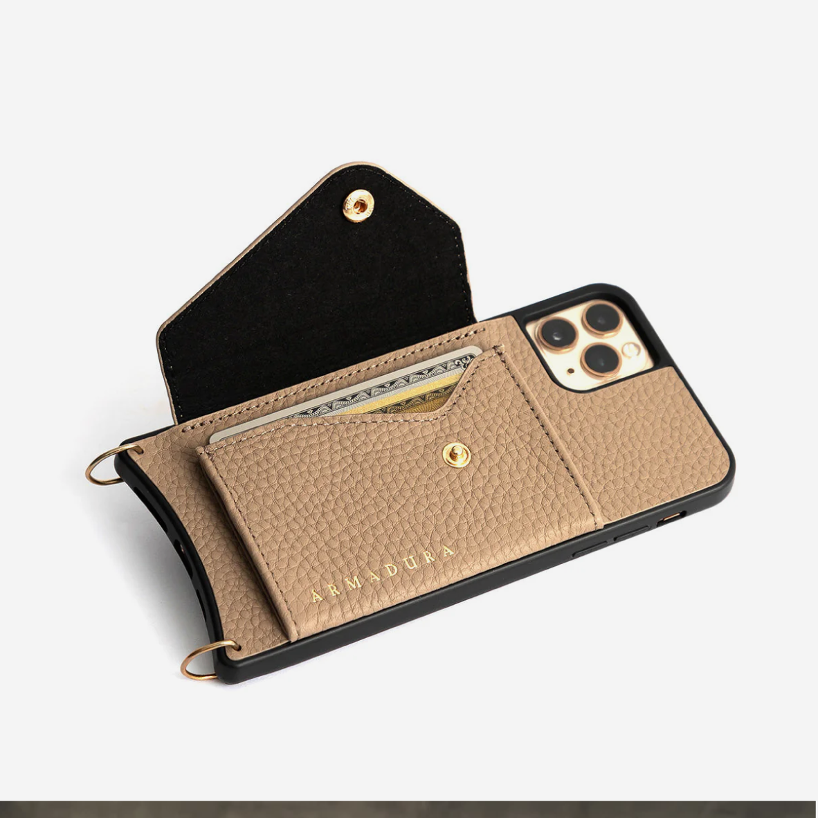 Hestia Crossbody iPhone 16 Pro Set - Taupe