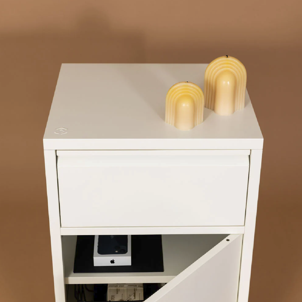 Popstrukt Bon Bon Buddy Side Table - Soft White