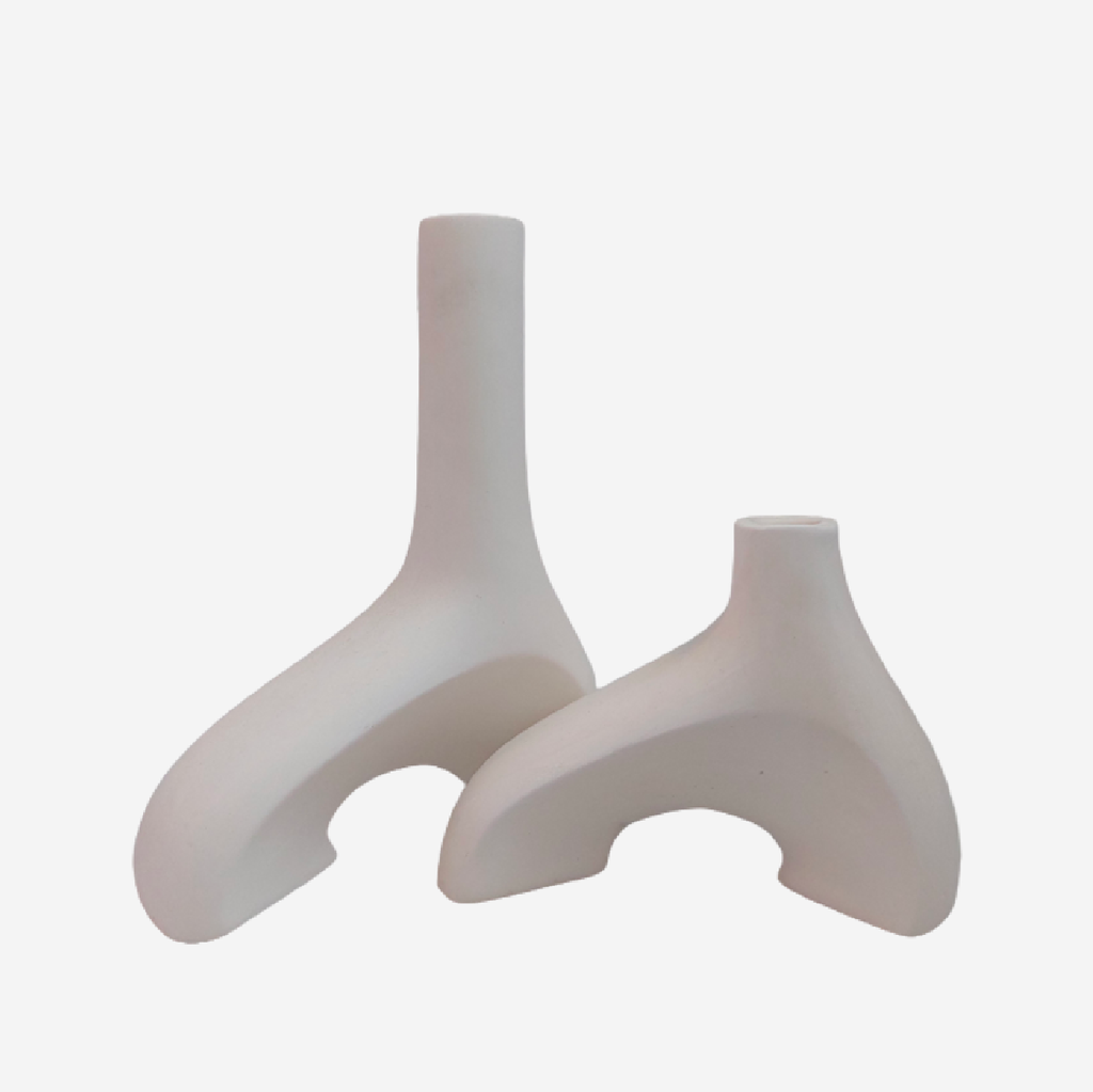 Bridge Vase - Bone