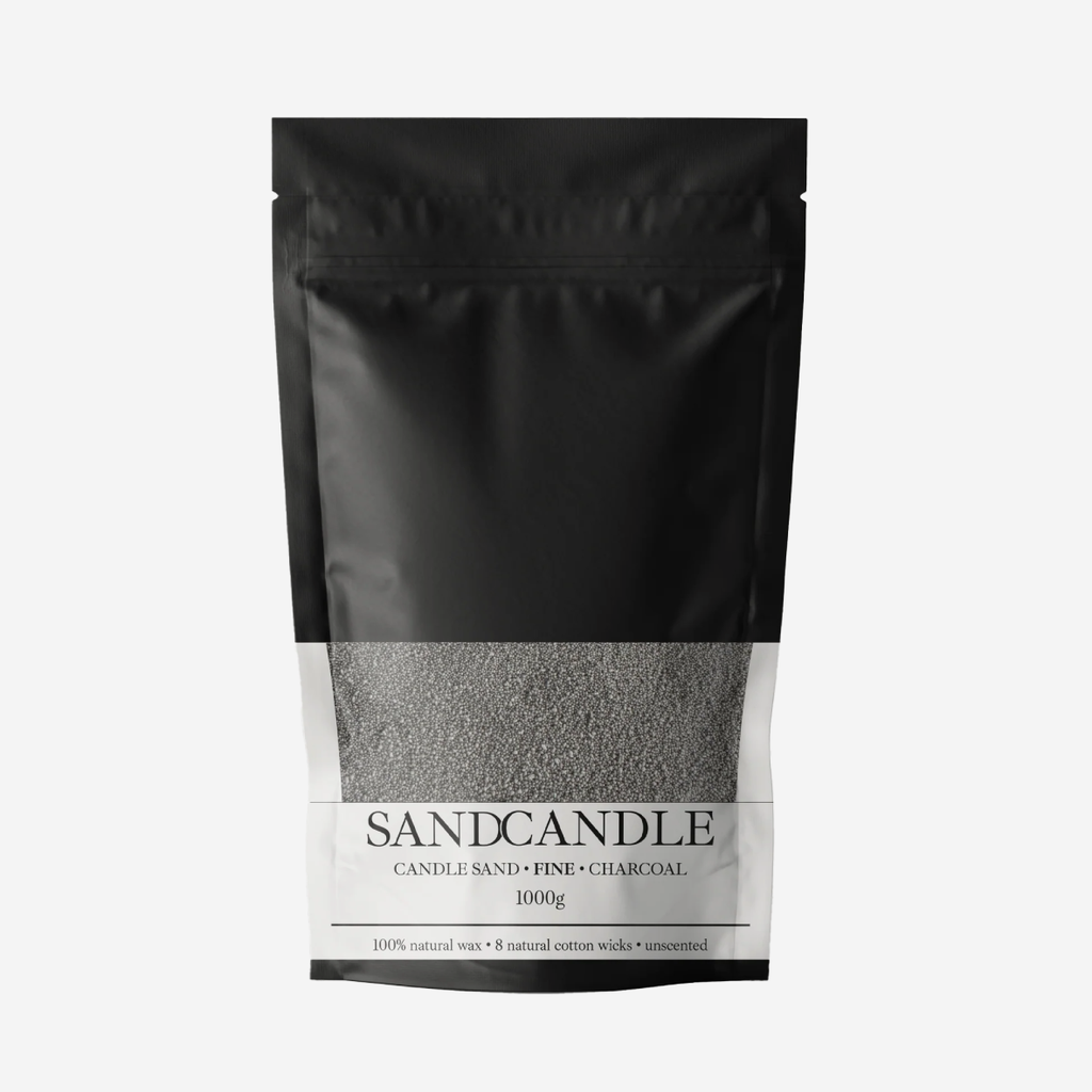 Charcoal Sand Candle & Wicks