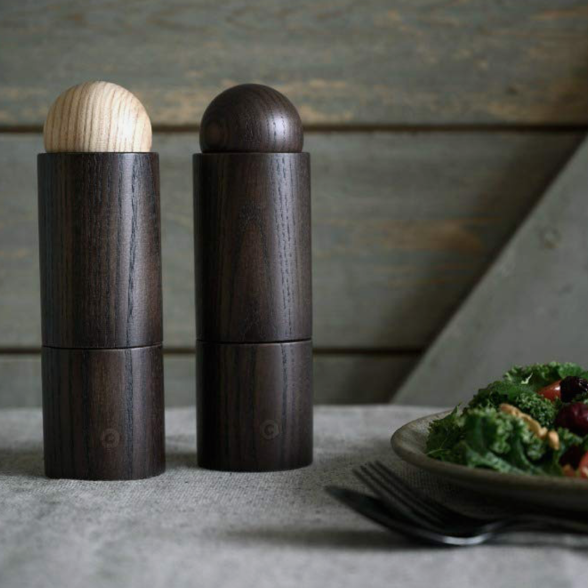 Aarhus Grinder Set 18cm - Ash Wood