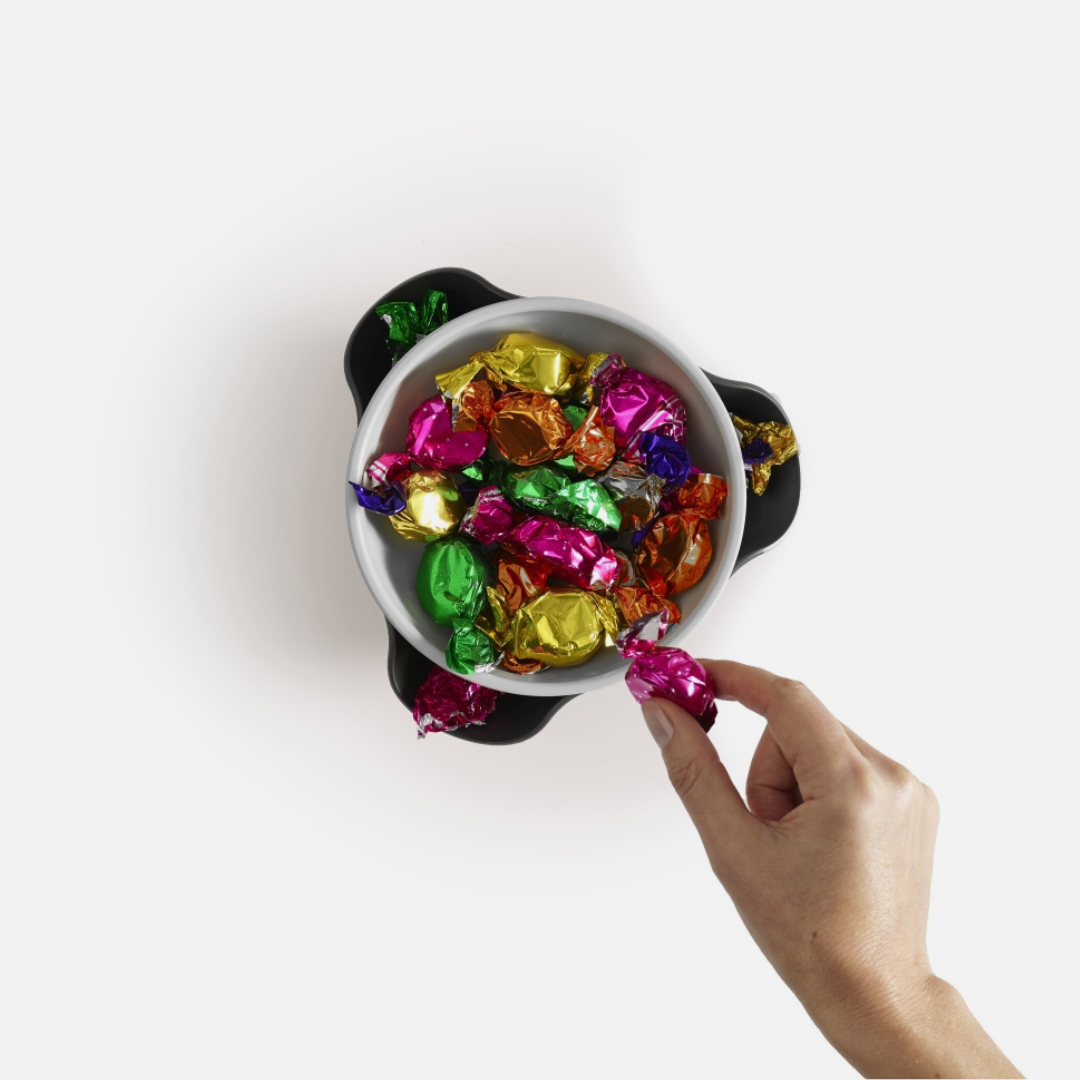 Double-Dish™ Serving Bowl - Grey