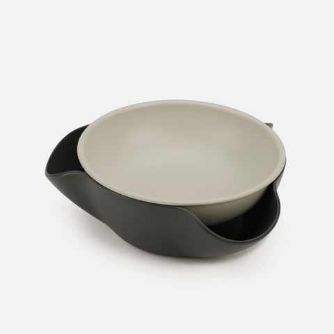 Double-Dish™ Serving Bowl - Grey