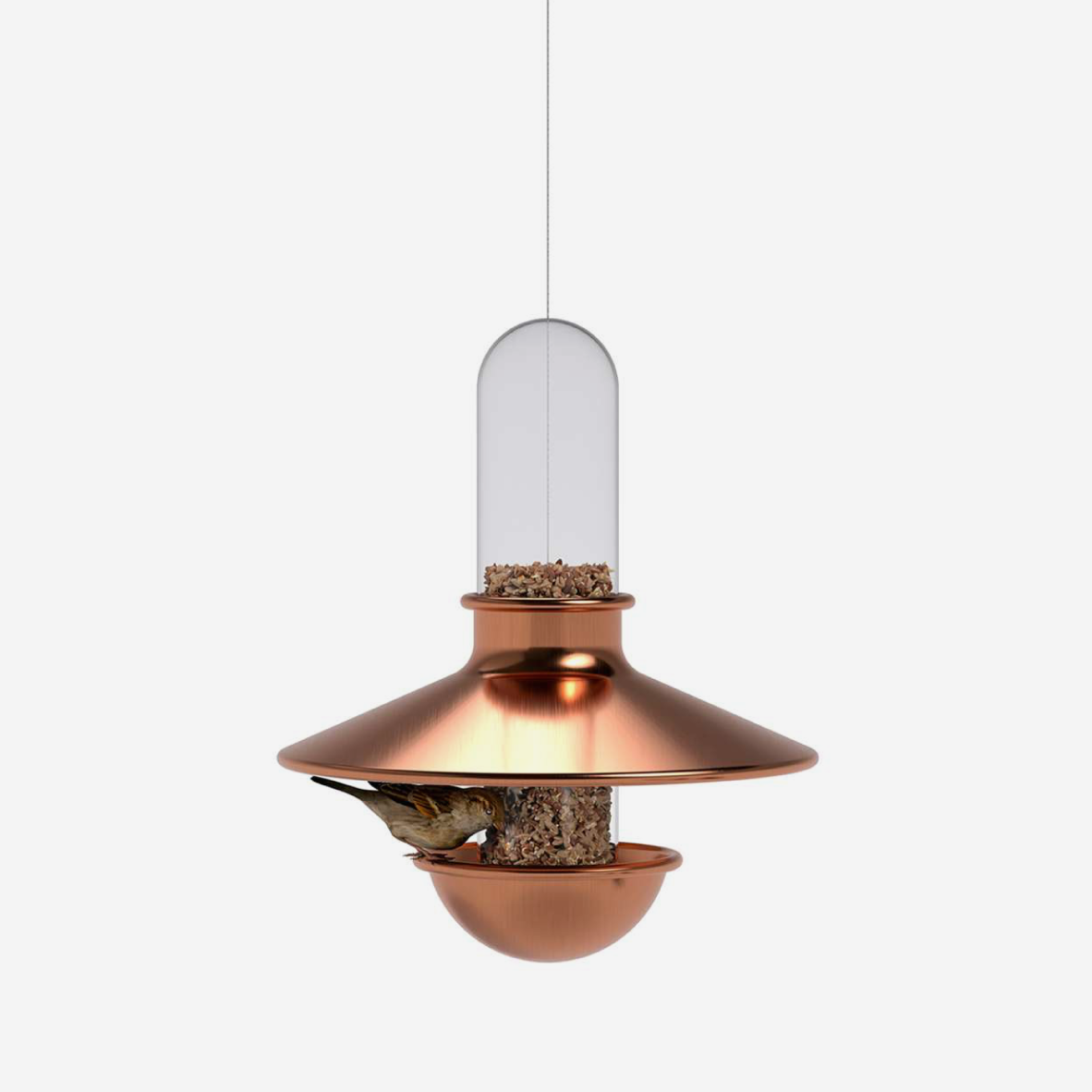 Deluxe Bird Feeder - Copper