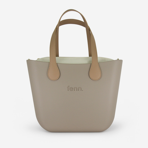 Original Handbag - Stone - Beige Inner - Light Tan Handles