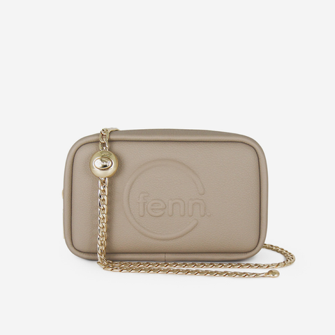 Pouch Bag - Stone - Gold Chain