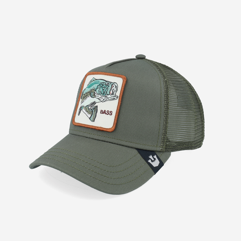 The Gone Fishing' Bass Trucker - Olive