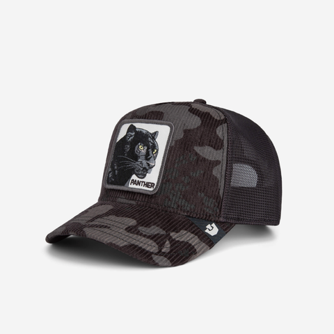 The Black Panther Trucker - Black Camo