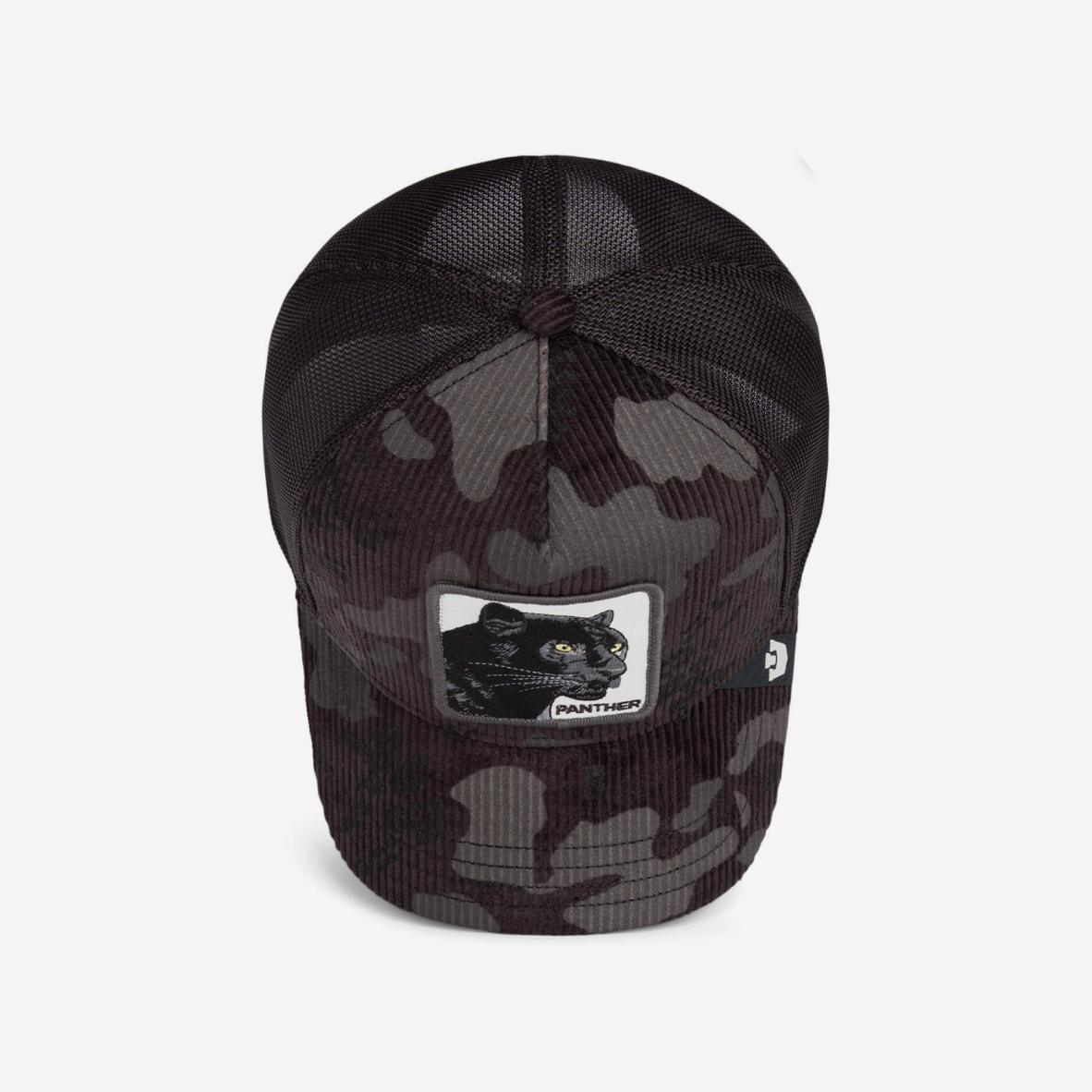 The Black Panther Trucker - Black Camo
