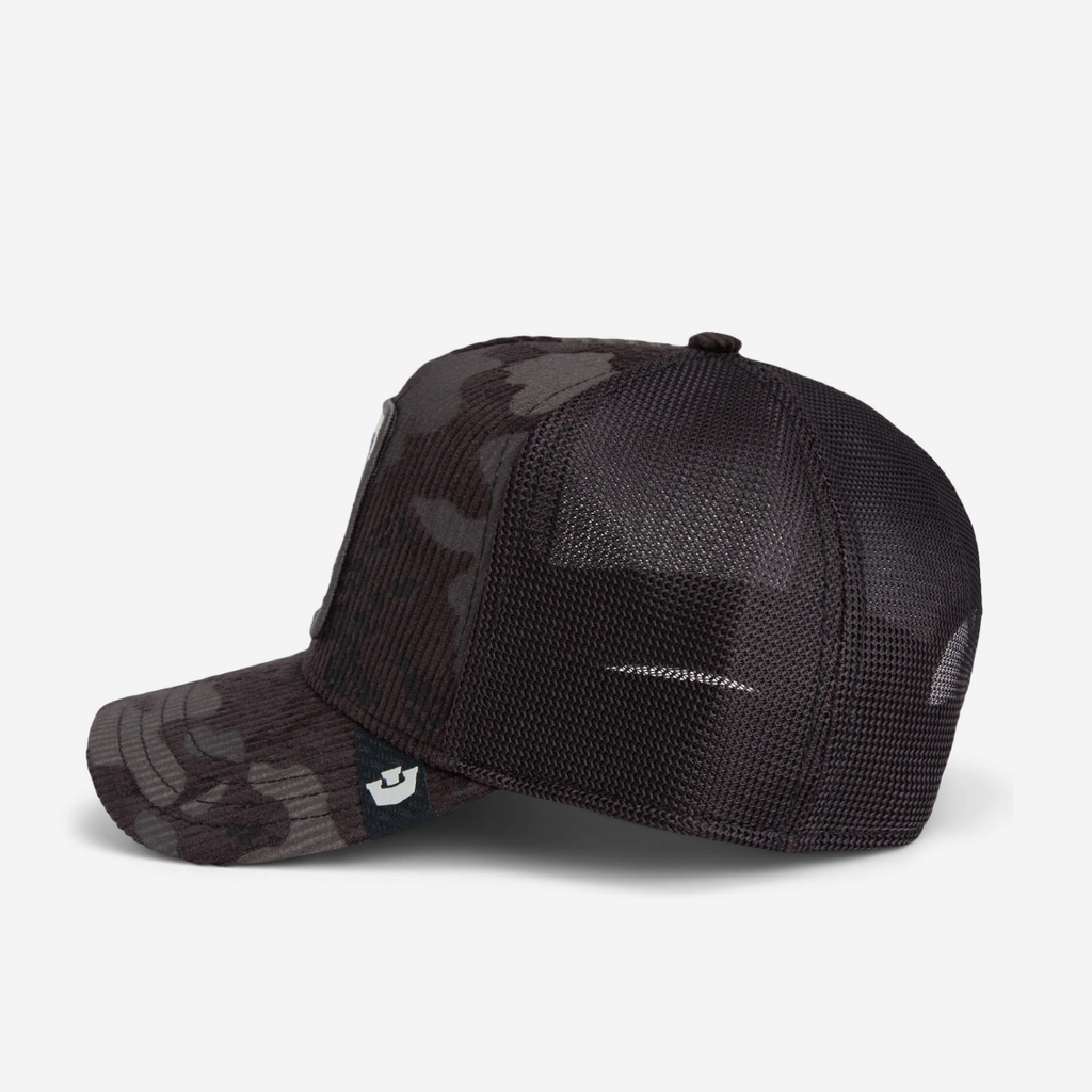 The Black Panther Trucker - Black Camo