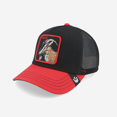 The Goat Steer Trucker - Black & Red