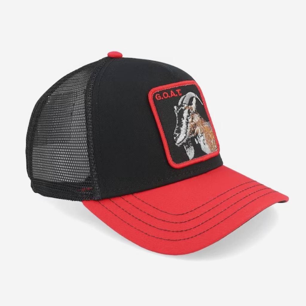 The Goat Steer Trucker - Black & Red