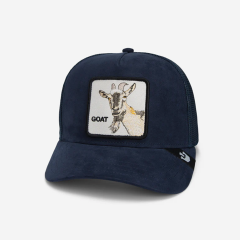 The Suede Goat Trucker - Navy