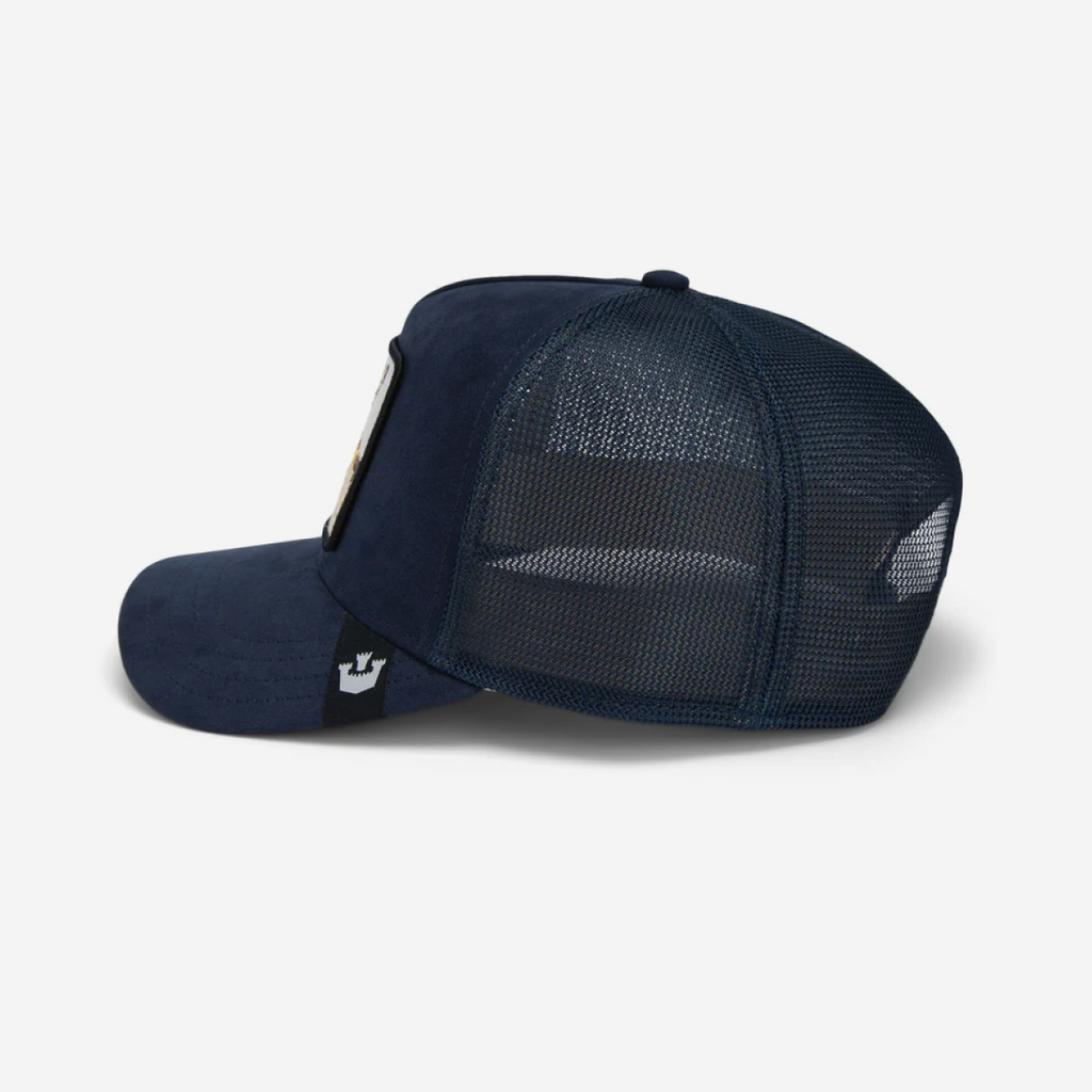 The Suede Goat Trucker - Navy