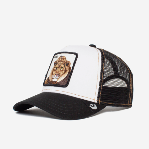 The King Lion Trucker - Black & White