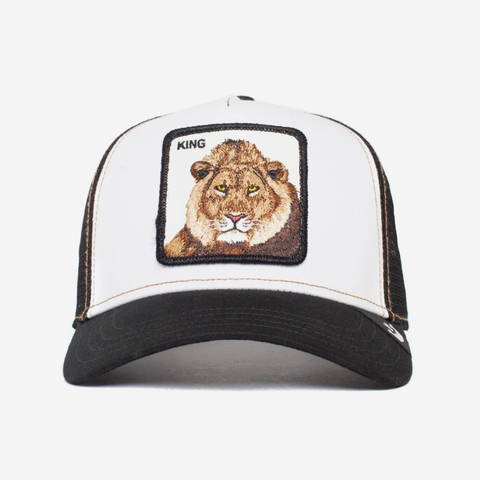 The King Lion Trucker - Black & White