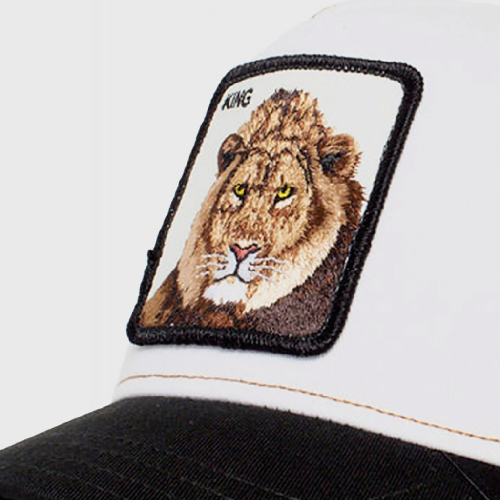 The King Lion Trucker - Black & White