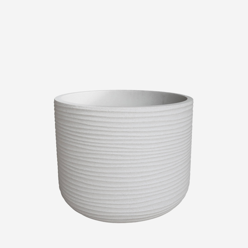Lagoon Round Planter - Off White