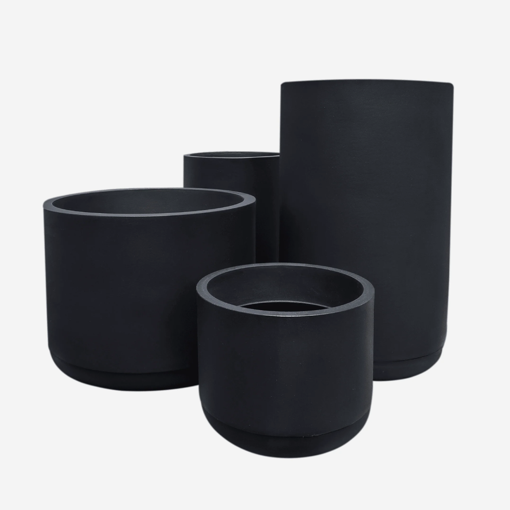 Match Planter & Saucer - Lead