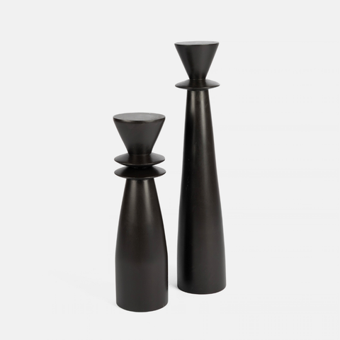 Kalahari Floor Candle Holder - Black