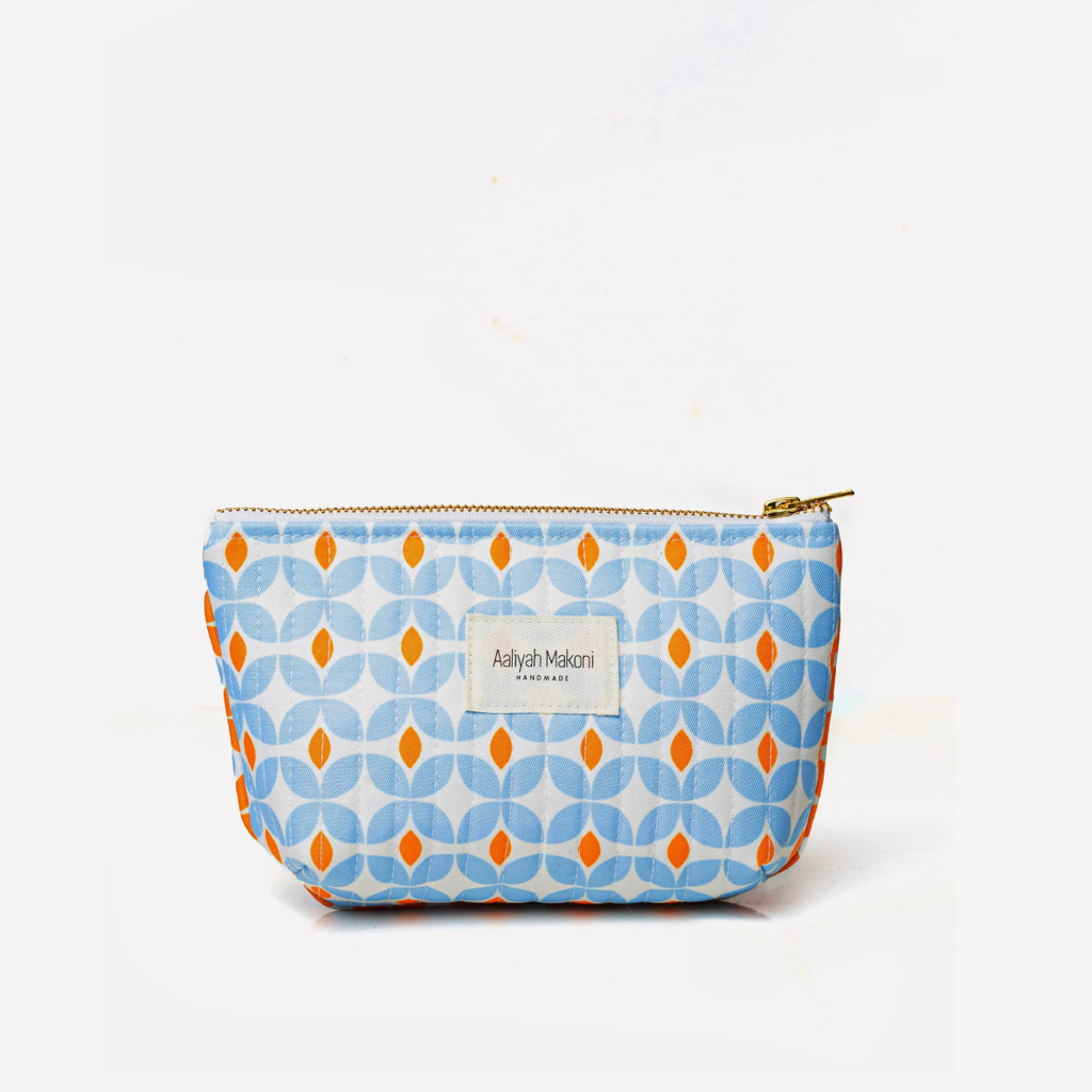 Make Up Bag - Blue Tangerine