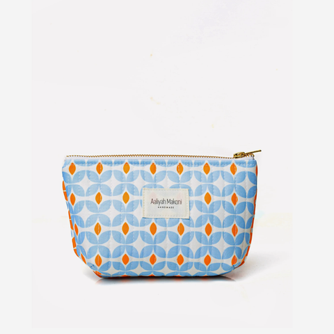 Make Up Bag - Blue Tangerine
